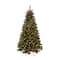 Sapin de Noël artificiel illuminé à aspect de pin Wimberley réaliste avec mini DEL blanc chaud de 7,5 pi d’Ashland